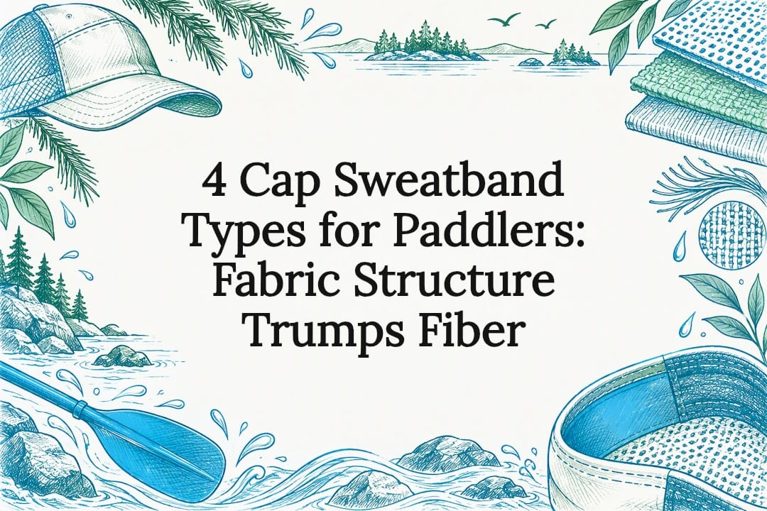Decorative cap sweatband title card