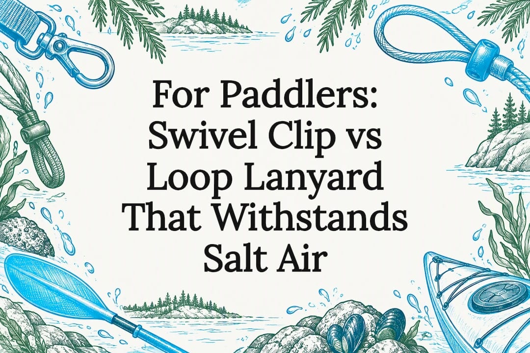 Hand-drawn paddling gear title card