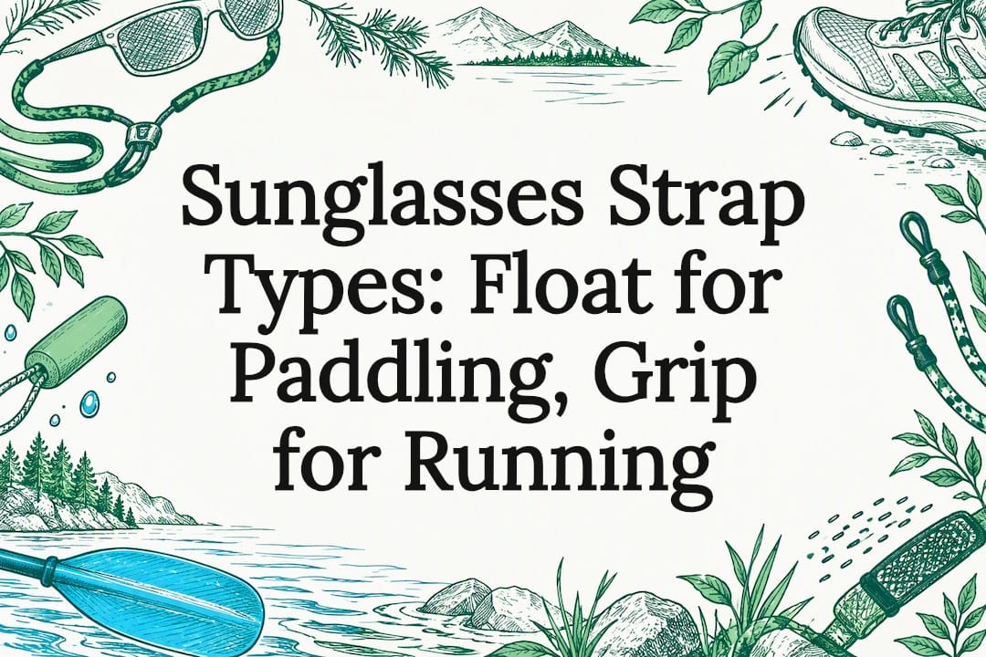 Hand-drawn title card with strap and paddle