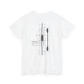 Color: White | Sprint Kayak Blueprint T-Shirt, back view