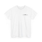Color: White | Sprint Kayak Blueprint T-Shirt, front view