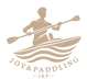 Joy&Paddling logo – paddler in a kayak